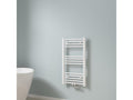 Domopure Hot Water Towel Rail, Central Connection Towel Radiator, White, 75x40cm, 244 Watts, VMPR92185