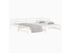 White Sliding Bed 2x 80x200 cm Solid Pine Wood XZJT54153