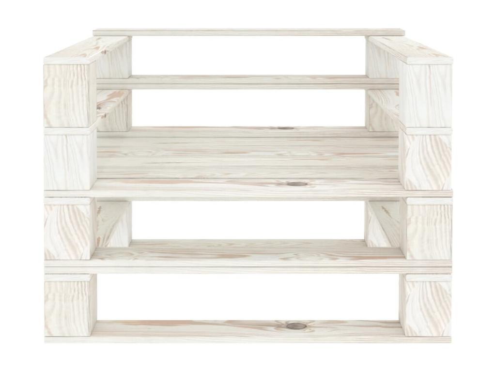 White wooden garden pallet chair 80x67.5x60.8 cm 02 0011872 SOLH52129