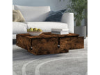 Smoked Oak Coffee Table 90x60x31 cm Engineered Wood XNQS39246