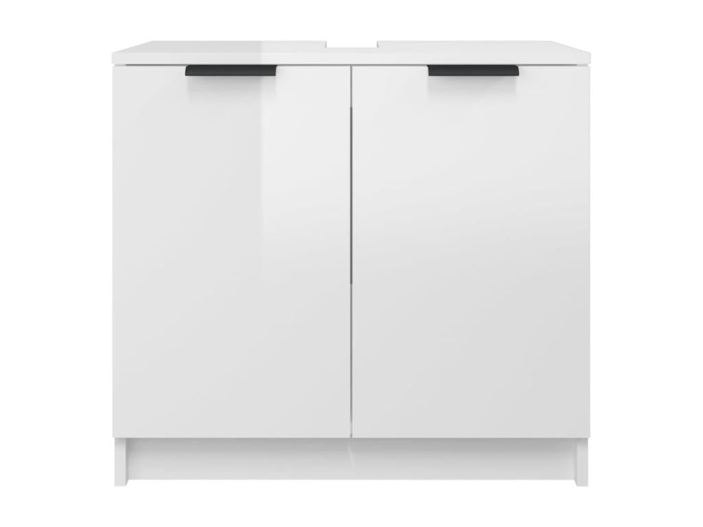 Armoire de salle de bain Blanc brillant 64.5x33.5x59 cm PMKD98541