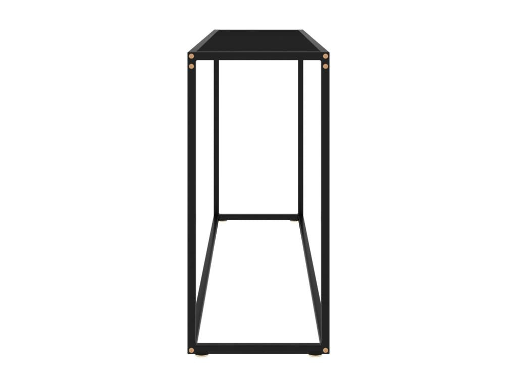 Table console Noir 120x35x75 cm Verre trempé HSNF71154
