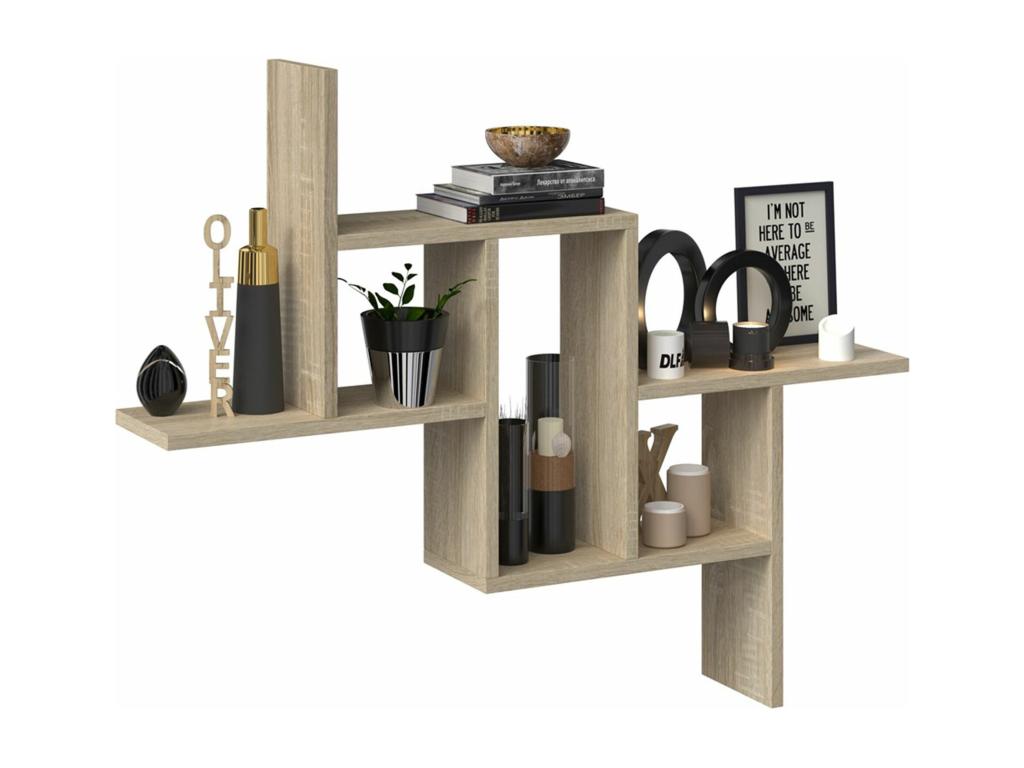 Wall shelf - Domopure oak - 90 cm - FIESTA SLBO10807