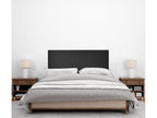 Decohaute Aqualine Upholstered Fabric Headboard 105x60cm for 105cm Bed - Black RMIY24011