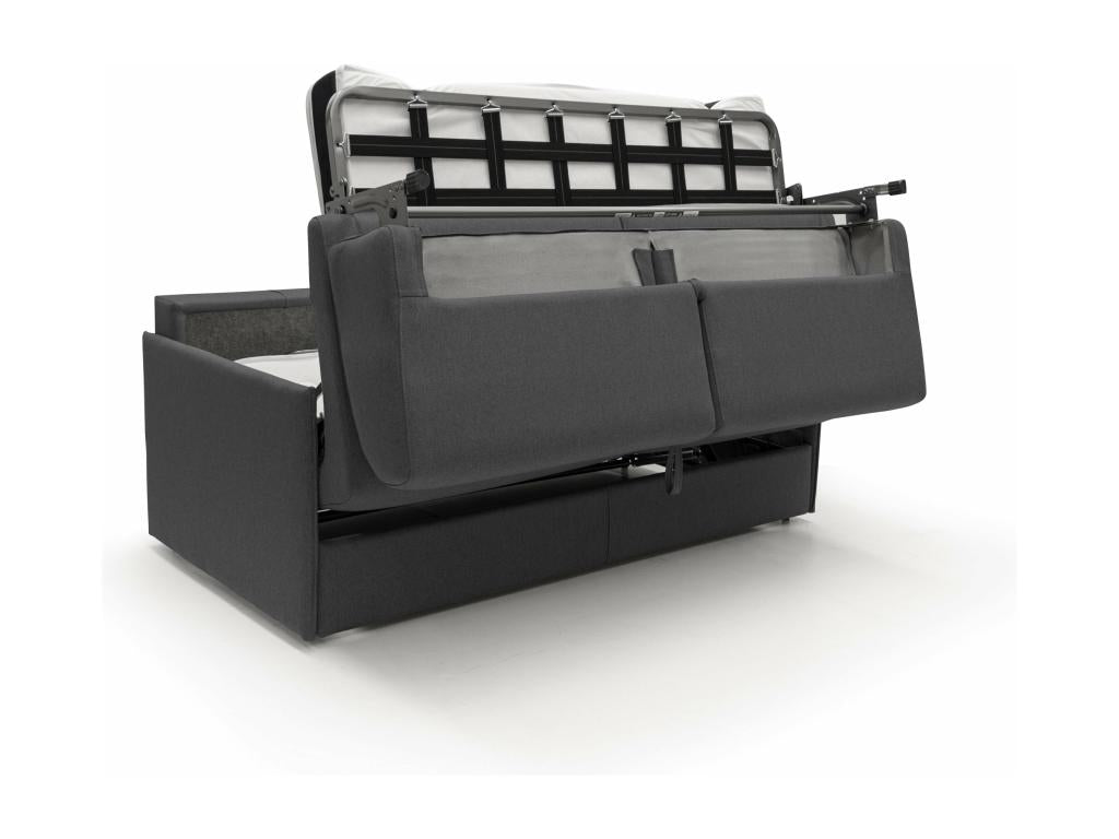 Domopure Canapé lit convertible en tissu imperméable T13 189 cm mat- 160x197 anthracite ZVMY60657