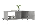 Concrete grey coffee table 90x50x40 cm engineered wood NJHS93850