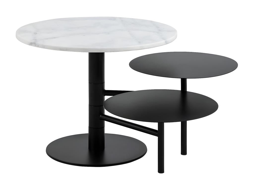 Lahti coffee table in black and white marble. OMRJ72800