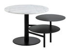 Lahti coffee table in black and white marble. OMRJ72800