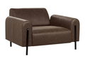 Domopure Armchair, Dark Brown Fabric FTOY82396