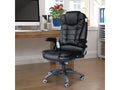 Domopure Black Massaging Office Chair OYXZ85779