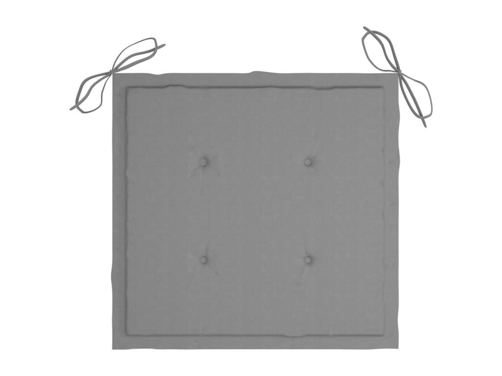 Chaises pliables d'extérieur 4 pcs avec coussins Bois d'Decohaute 12 BVNZ70212