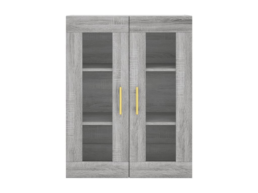 Buffet haut Decohaute gris 69.5x34x180 cm Bois d'ingénierie GWKK79294