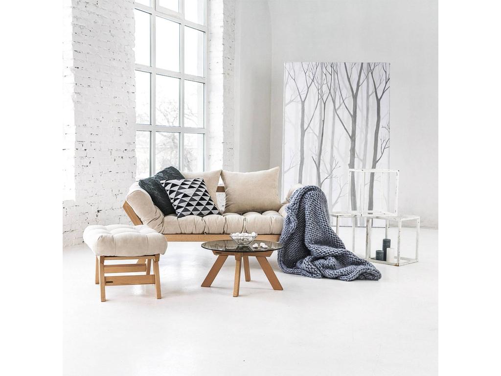 Chicyla Graphite Pouf YPMN59236