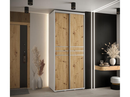 Domopure 10 Sliding Door Wardrobe 235.2/100/60 2 Doors QUVZ90539