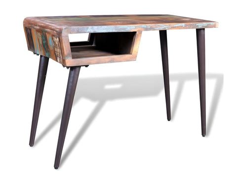 Desk with iron legs, reclaimed wood HCHF04232