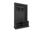 Black hallway shoe rack, 120cm diameter x 190cm high, OLUY76755