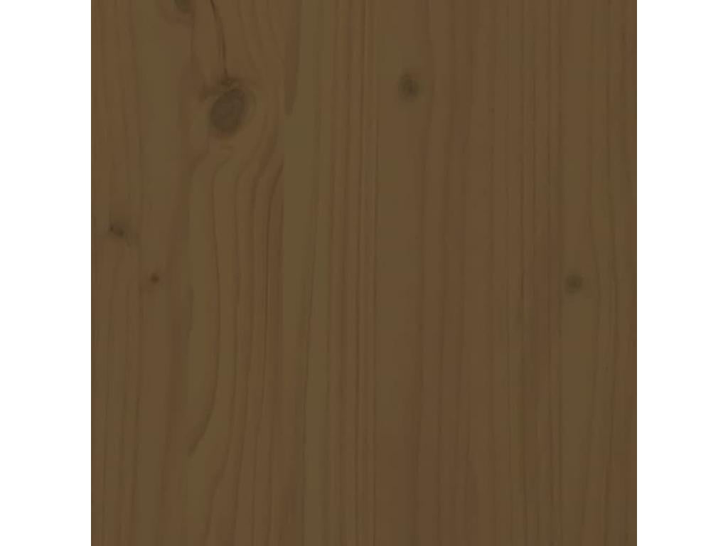 Tête de lit Marron miel 105.5x4x100 cm Bois massif de pin MASE87775