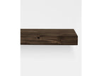 Set of 2 floating shelves in brown fir wood, 100x3.2cm - Domopure YJTR61149