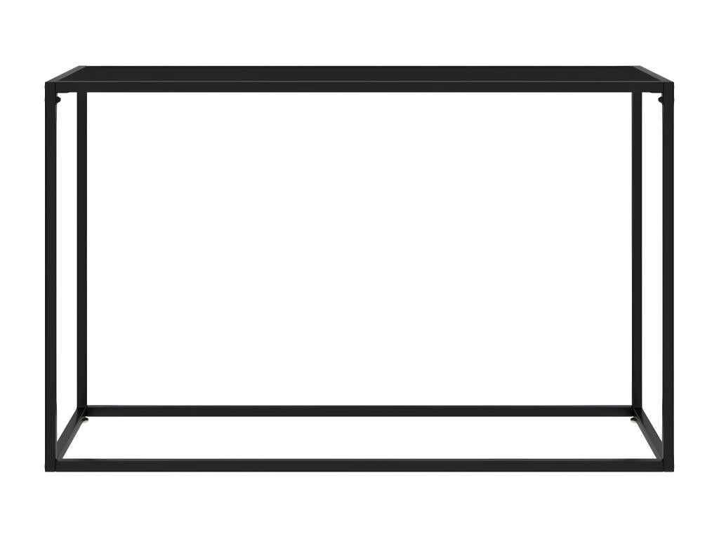Table console Noir 120x35x75 cm Verre trempé HSNF71154