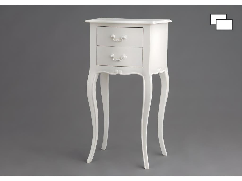 Domopure SRZH03518 2-Drawer Telephone Table