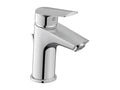 Domopure No.1 MinusFlow chrome basin mixer tap, size S, QOEV79004