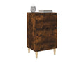 Tables de chevet 2 pcs chêne fumé 40x35x70 YXTJ66925