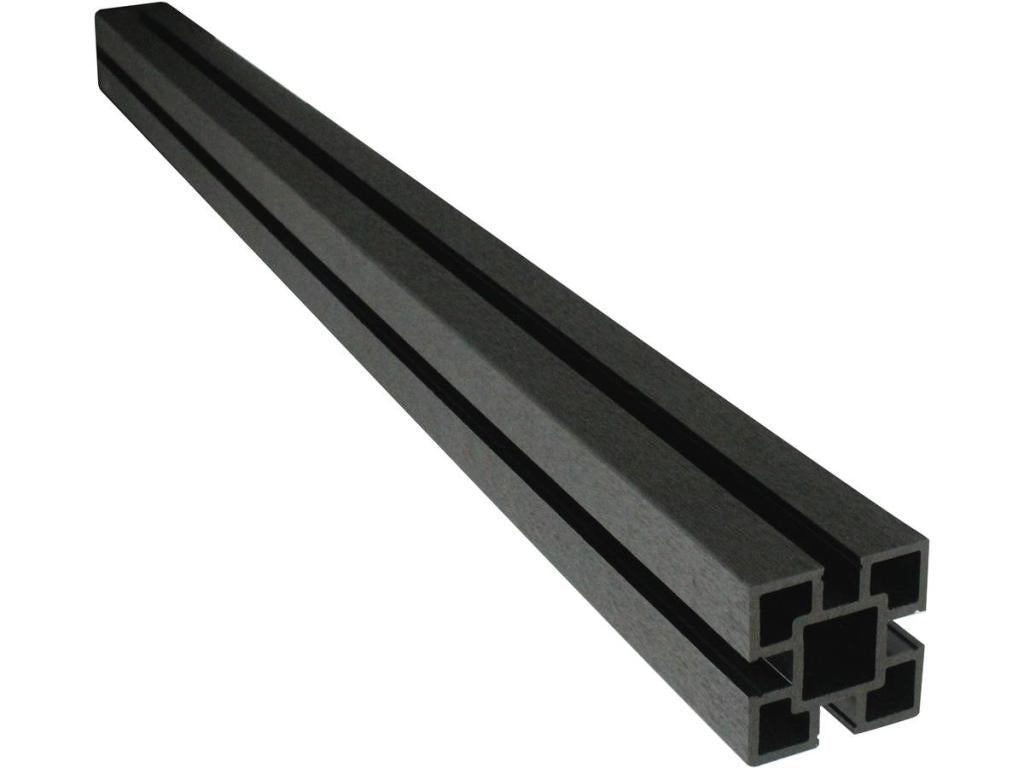 Chicyla 8x1.6m Composite Fence - Free Chicyla Fixing Kit - Grey BMLZ16169