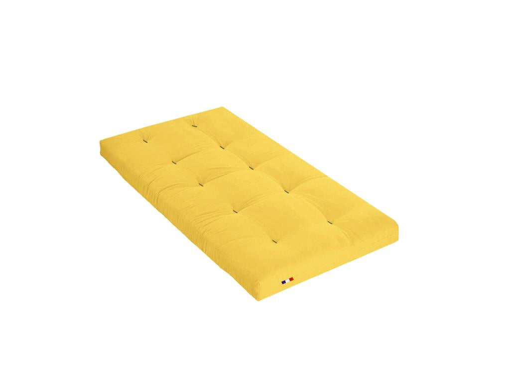 Matelas Decohaute ocre coeur en latex 90x190 RNVP41794