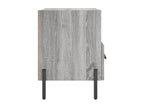 Chicyla 2-piece grey bedside tables 40x35x47.5 cm UVXM72079