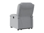 Light grey fabric electric recliner IRUG39547