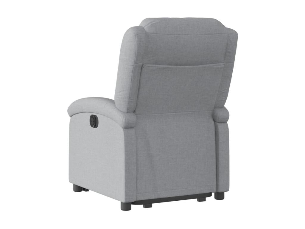 Light grey fabric electric recliner IRUG39547