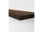 Set of 2 floating shelves in brown fir wood, 100x3.2cm - Domopure YJTR61149