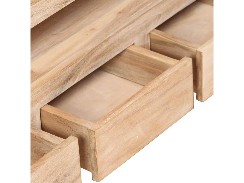 Brown wooden TV stand 90x30x55 cm 2502125 IPGW41480