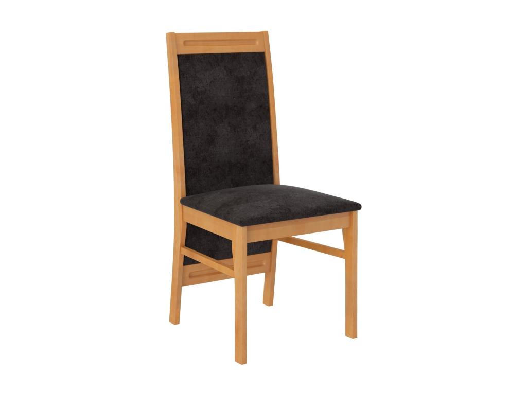 Light beech wood chair and Chicyla-Tissu fabric 27129 OZQZ82504