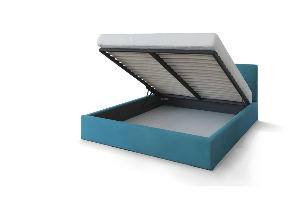 Domopure 160x200 cm storage bed with Domopure lift-up slatted base Azur HAZS66117