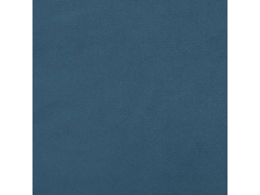 Tête de lit avec oreilles Bleu foncé 163x16x118/128 cm Velours EUDU63665