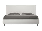 Domopure storage bed, 200x210 cm, white faux leather, Domopure IMAY80571