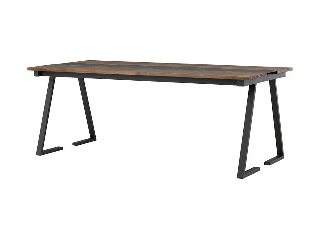 Domopure dining table 90x200 cm black. GEZR12730