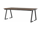 Domopure dining table 90x200 cm black. GEZR12730
