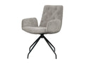 Armchair - stone grey corduroy - CHARME EIXP48318