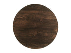 Domopure Oval Coffee Table 120x70 cm in Solid Mango Wood with Walnut Stain KJEL17945