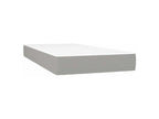 Domopure bed base with light grey mattress 200x200 Fabric DWVN33296