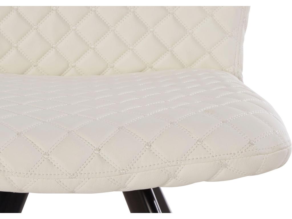 Chair 2 Pack in white PU IVBT04016