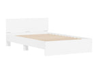 Bed frame with white headboard 120x200 cm HDXR01921
