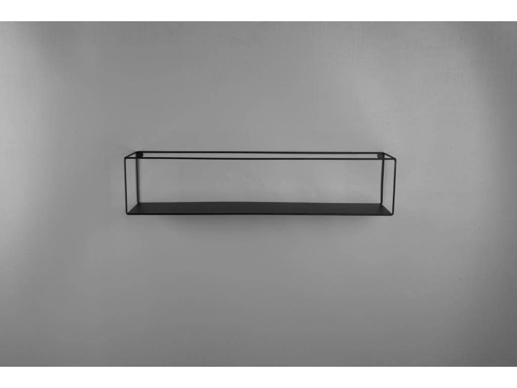 Decohaute - 2 wall shelves - Black - 65x15x15cm and 60x13x13cm CTPA90119