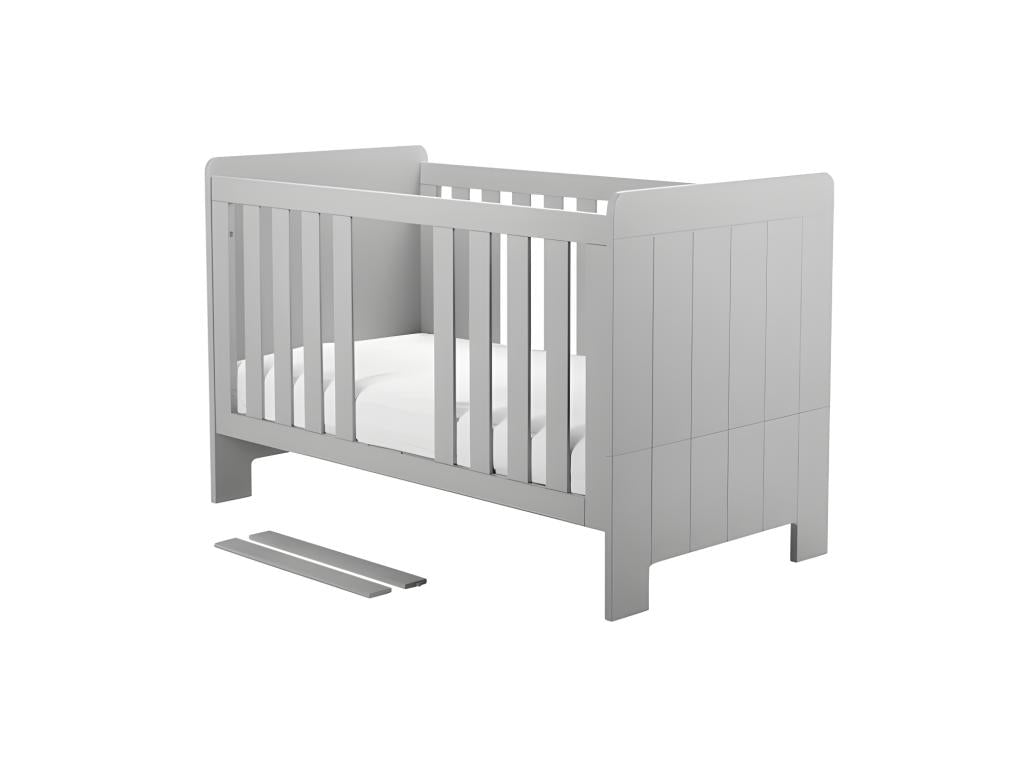 Convertible baby cot and Calmo Grey wardrobe QCUW51958