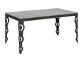 Karamay Evolution Extendable Table 90x160/264 cm Concrete Grey Anthracite Frame PJUJ06954
