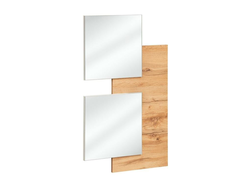 Domopure 2 Hallway Furniture Set – Complete Set – Oak and White Finish – Modern and Practical Design RILY55060