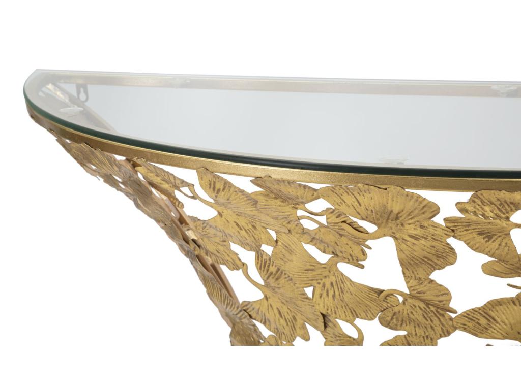 WALL CONSOLE WITH LEAVES 120x40.5x37.2 CM KICW12535