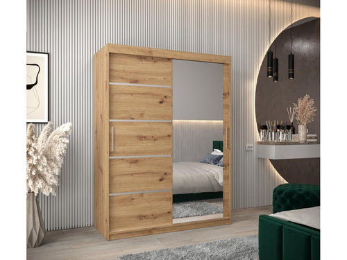 Domopure 2 Sliding Door Wardrobe 200/150/62 2 Doors Domopure RJBN70988